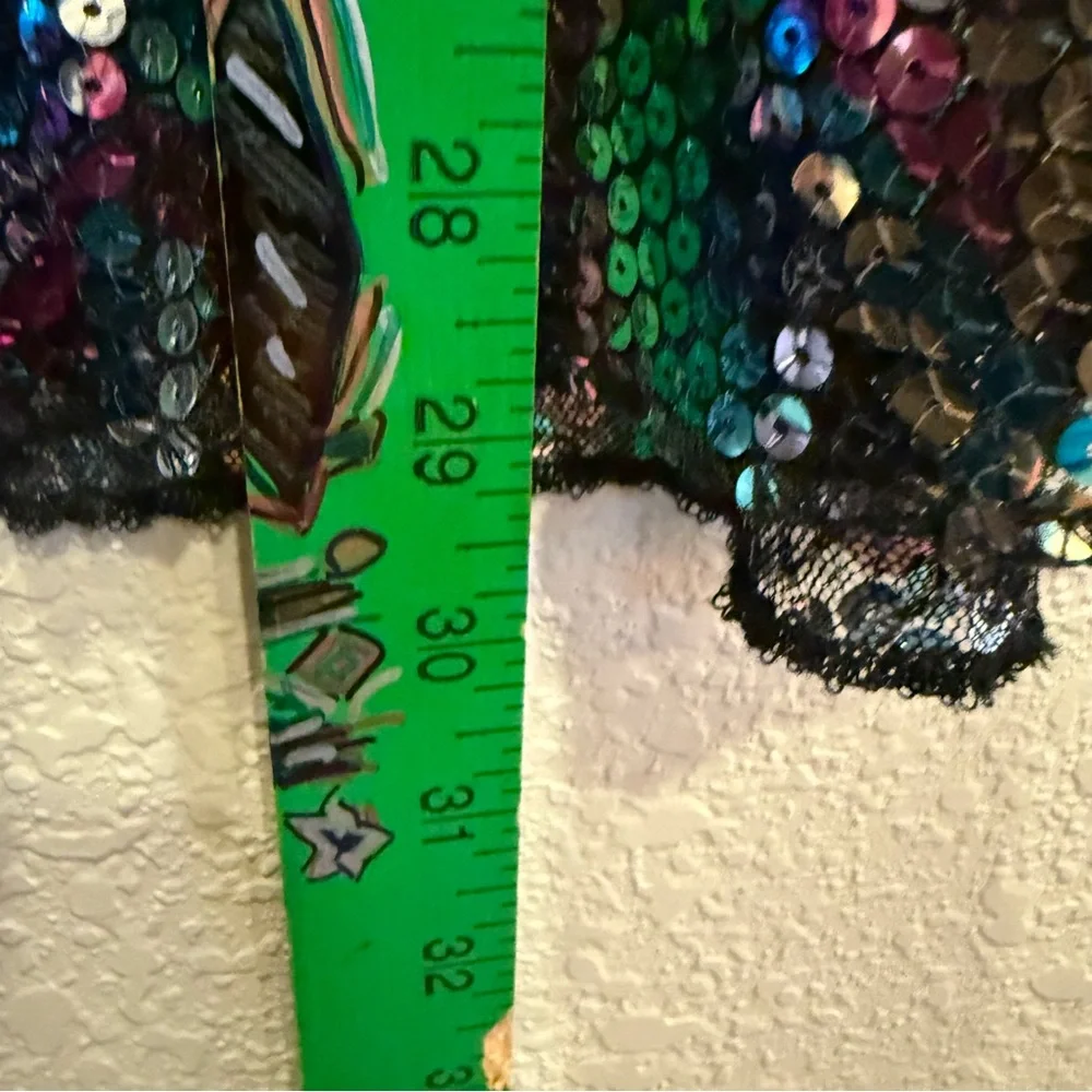 Intimately Free People FP Multi Color Sequin Party Mini Dress sz XS - Picture 12 of 12